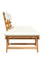 Garden Bench with Cushions 2-in-1 190 cm Solid Acacia Wood - 4