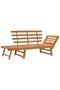 Garden Bench 2-in-1 190 cm Solid Acacia Wood - 6