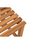 Garden Bench 114 cm Solid Teak Wood - 6