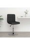 Bar Stool Black Faux Leather
