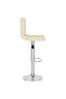 Bar Stools 2 pcs Cream Fabric - 4