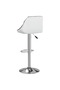 Bar Stools 2 pcs Brown and White Faux Leather - 5