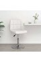 Bar Stool White Faux Leather