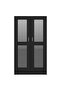 Vitrine Cabinet Black 82.5x30.5x150 cm Engineered Wood - 5