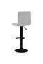 Bar Stools 2 pcs Light Grey Velvet - 5