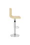 Bar Stool Cream Faux Leather - 2