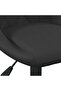 Bar Stools 2 pcs Black Velvet - 7