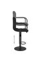 Bar Stools 2 pcs Black Fabric - 6