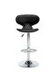 Bar Stools 2 pcs Black Faux Leather - 2