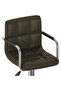 Bar Stool Brown Faux Leather - 6