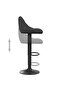 Bar Stools 2 pcs Black Velvet - 6