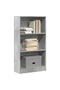 Bookcase Concrete Grey 60x24x109 cm Engineered Wood