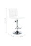 Bar Stools 2 pcs White Faux Leather - 3