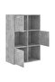 Storage Cabinet Concrete Grey 60x29.5x90 cm Engineered Wood - 6