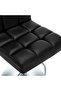 Bar Stools 2 pcs Black Faux Leather - 6