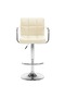 Bar Stools 2 pcs Cream Faux Leather - 2
