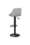 Bar Stools 2 pcs Light Grey Velvet - 5