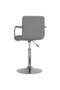 Bar Stool Light Grey Fabric - 4