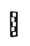 Book Cabinet/Room Divider Black 45x24x159 cm Engineered Wood - 3