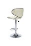Bar Stools 2 pcs Cream Faux Leather - 5