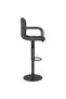 Bar Stools 2 pcs Dark Grey Fabric - 4