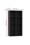 Book Cabinet/Sideboard Black 66x30x130 cm Engineered Wood - 3