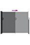 Retractable Side Awning Black 160x300 cm - 4