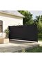 Retractable Side Awning Black 160x300 cm