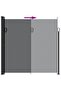 Retractable Side Awning Black 200x600 cm - 4