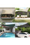 Sunshade Sail 160 g/m² Cream 4x5 m HDPE