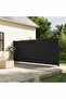 Retractable Side Awning Black 160x500 cm
