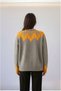 Women's Crew Neck Patterned Long Sleeve Sporty Stylish Knitwear Sweater Suitable for Hijab - 3