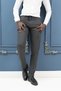 Slimfit Beli Threaded Cotton Gabardine Winter Jogger Pants - 2