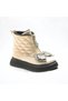 Comfortable and Wide-Footed Inside-Fored Fleece-Lined Anti-Slip Sole Style Baby Boots for Girls