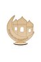 Welcome Ramadan Written Ramadan Ornament |   Moon and Mosque Motif Design - 6