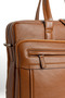 Genuine Leather Briefcase-Laptop Bag with Shoulder Strap - 4