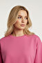Unprinted Basic Oversized Crew Neck Fleece-Lined Unisex Comfortable Fit Sweatshirt - 2