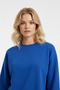 Unprinted Basic Oversized Crew Neck Fleece-Lined Unisex Comfortable Fit Sweatshirt