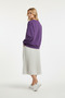 Unprinted Basic Oversized Crew Neck Fleece-Lined Unisex Comfortable Fit Sweatshirt - 4