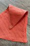 7-Piece Double Layer Checkered Muslin Baby Drool Bib Scarf Two-Tiered 100% Cotton 40 X 20 cm - 5