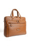 Genuine Leather Briefcase-Laptop Bag with Shoulder Strap - 2
