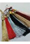 7 Colors Bead Detailed Glittery Shiny Tassel - 5