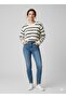 Striped Knitted Sweater - 2