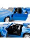 American Series Blue 1978 Pontiac Firebird Pop-Up Door Pull Drop Metal Car 1:32 - 5
