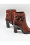 2355809K Women's Genuine Leather Heeled Classic Boots - 3