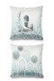 Double Sided Printed Set of 2 Suede Throw Pillow Covers - Ramazan Onyx - Ramadan Kareem