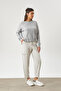 Knitted Carrot Patterned Pants