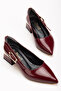 Closed Daily Women's Shoes with Side Buckle Stylish and Comfortable She_01 3cm Heel