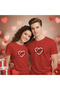 Custom Couples T-Shirts for Valentine's Day, Double Pack, Regular Fit