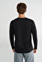 Reg Black Men's Long Sleeve Sports T-Shirt - 2